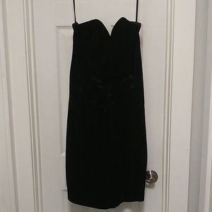 BB/Collections Sz 12 Black Strapless Dress